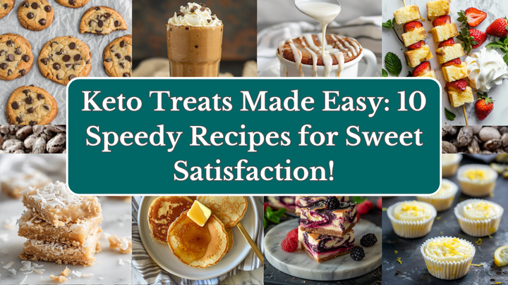 Keto Treats Made Easy: 10 Speedy Recipes for Sweet Satisfaction!
